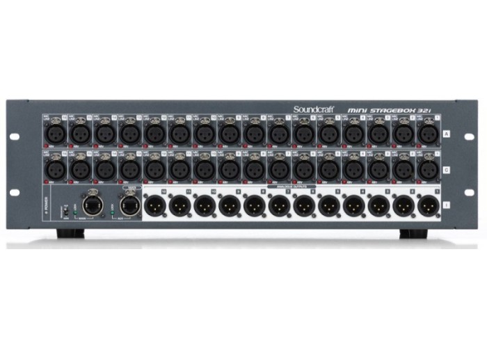 Soundcraft MSB-32i - сценический блок ввода-вывода (StageBox), 32 входа, 8 выходов