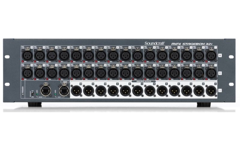 Soundcraft MSB-32i - сценический блок ввода-вывода (StageBox), 32 входа, 8 выходов