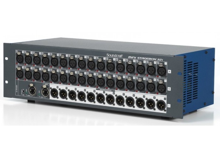 Soundcraft MSB-32i - сценический блок ввода-вывода (StageBox), 32 входа, 8 выходов