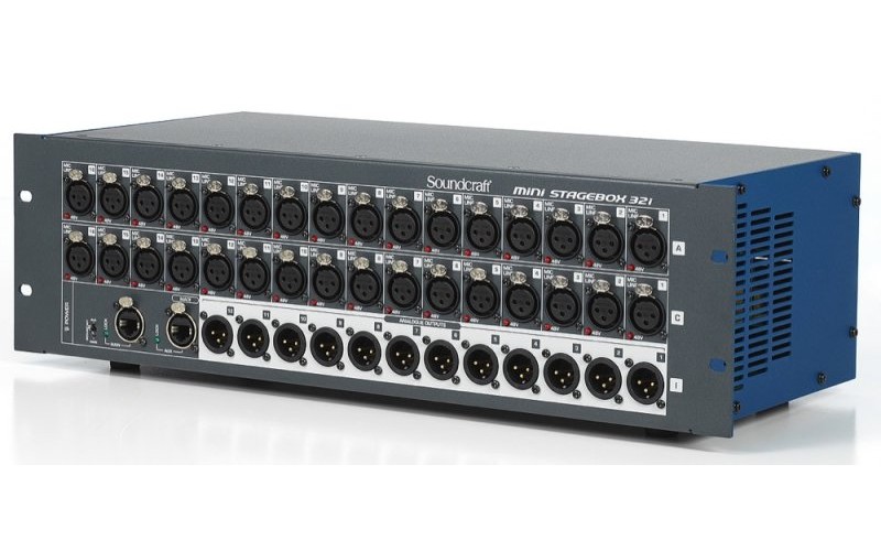Soundcraft MSB-32i - сценический блок ввода-вывода (StageBox), 32 входа, 8 выходов