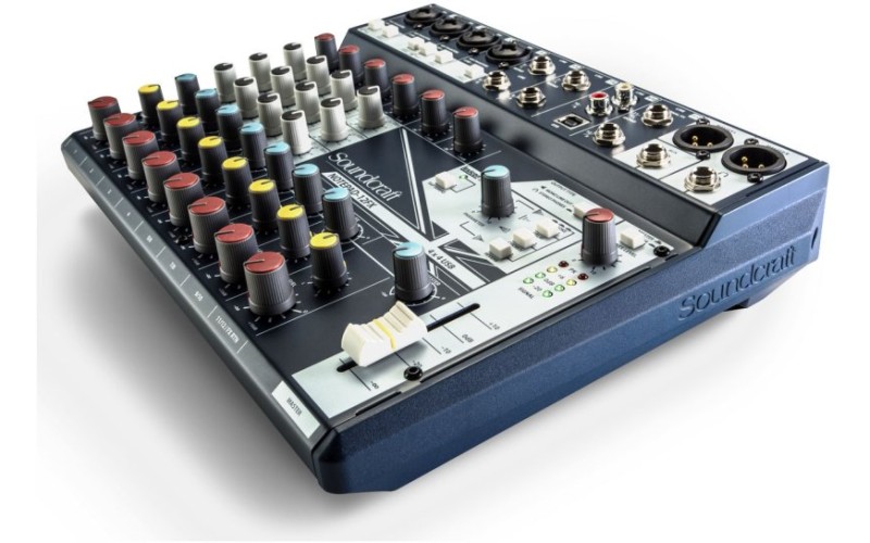 Soundcraft Notepad-12FX- микшер, 4 моно/2стерео, FX, USB порт