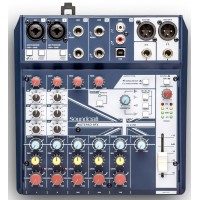 Soundcraft Notepad-8FX - компактный 8-канальный микшерный пульт с процессором эффектов Lexicon и USB
