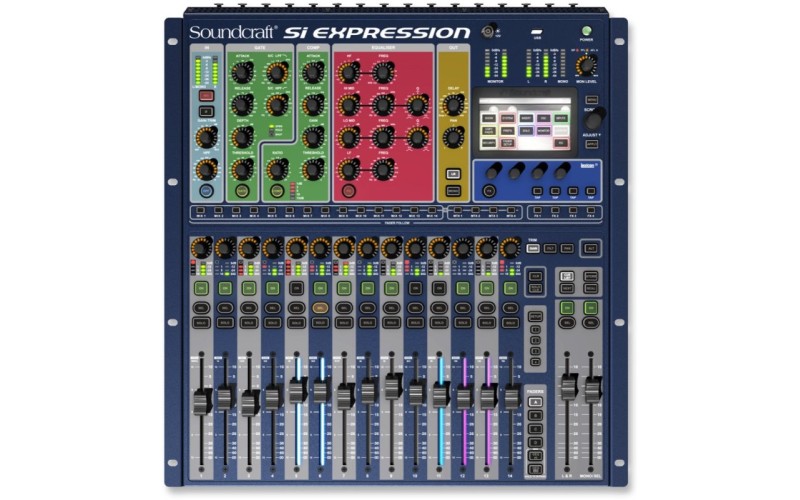 Soundcraft Si Expression 1 - цифровой микшер, 16 мик/лин XLR входов, 16 XLR выходов