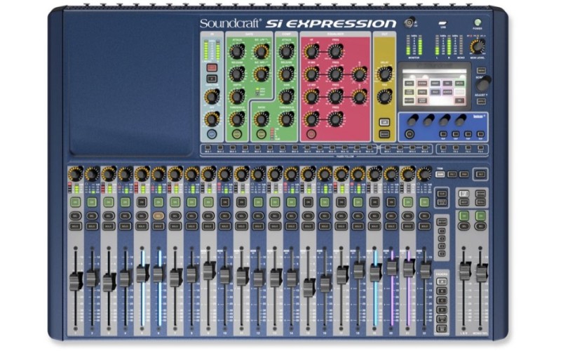 Soundcraft Si Expression 2 - цифровой микшер, 24 мик/лин XLR входа, 16 XLR выходов