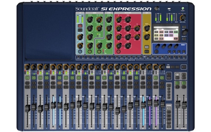 Soundcraft Si Expression 2 - цифровой микшер, 24 мик/лин XLR входа, 16 XLR выходов