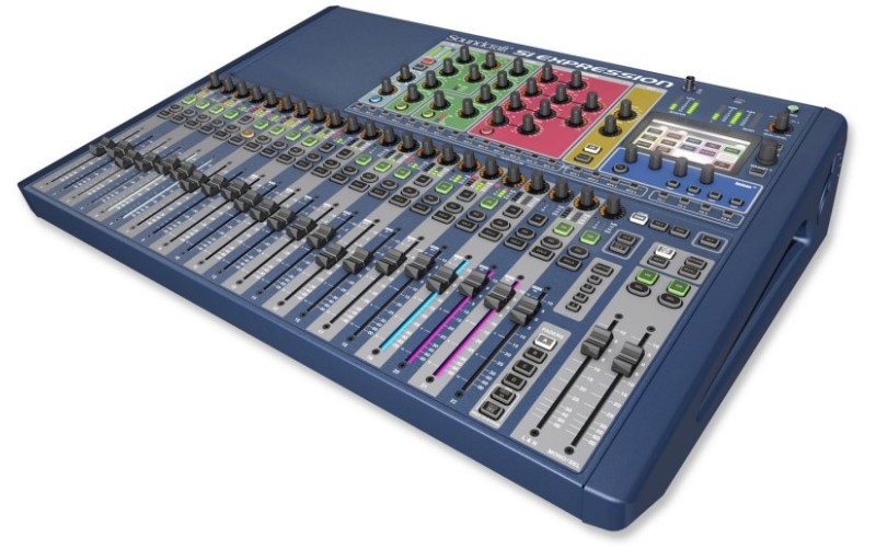 Soundcraft Si Expression 2 - цифровой микшер, 24 мик/лин XLR входа, 16 XLR выходов