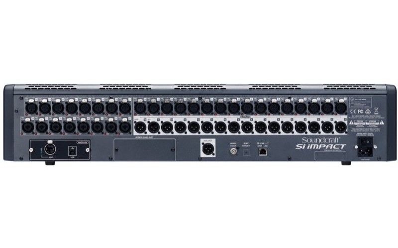 Soundcraft Si Impact цифровой микшерный пульт, 32 микрофонных входа, 8 XLR/Combi-Jack линейных/инстр