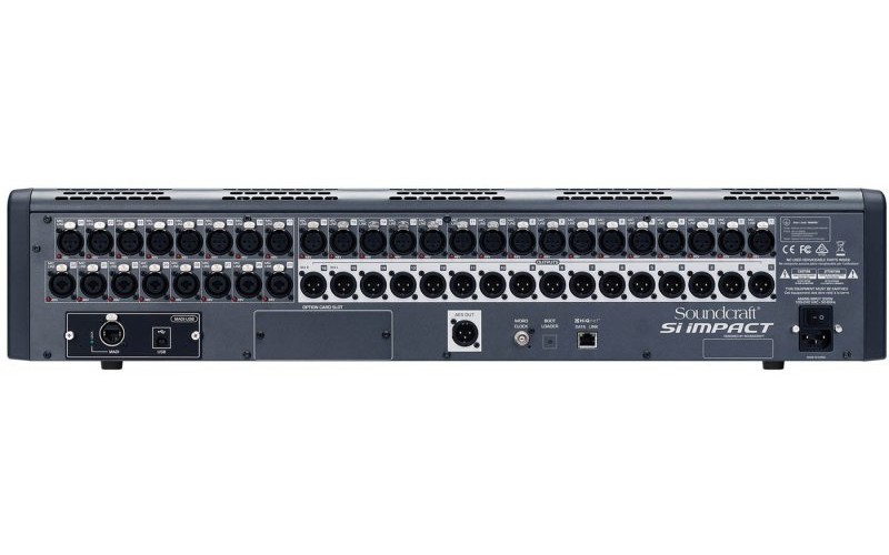 Soundcraft Si Impact цифровой микшерный пульт, 32 микрофонных входа, 8 XLR/Combi-Jack линейных/инстр