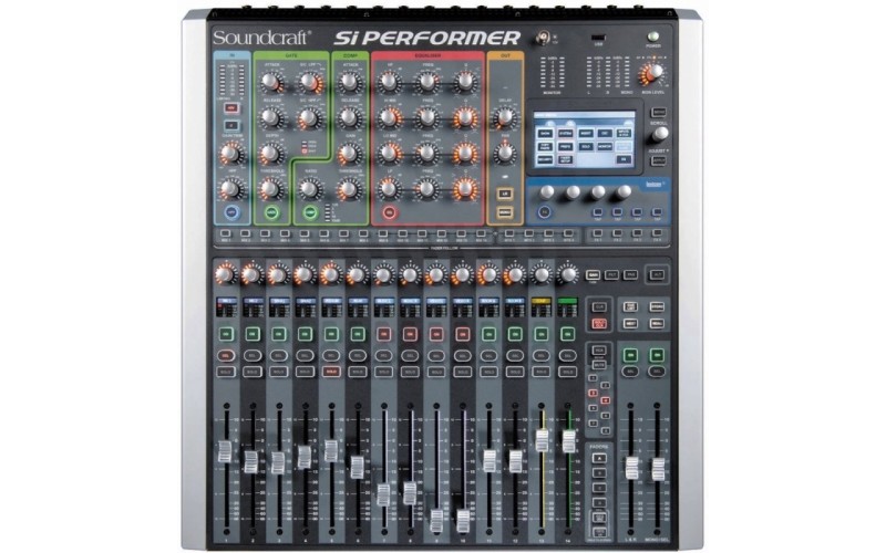 Soundcraft Si Performer 1, цифровой микшер, 16 мик/лин. входов, 16 XLR-вых, 4 проц. эф, AES вх/вых,