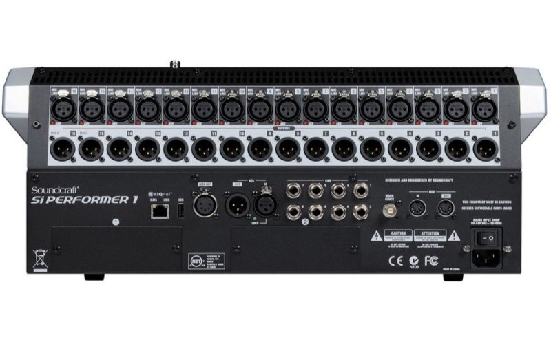 Soundcraft Si Performer 1, цифровой микшер, 16 мик/лин. входов, 16 XLR-вых, 4 проц. эф, AES вх/вых,