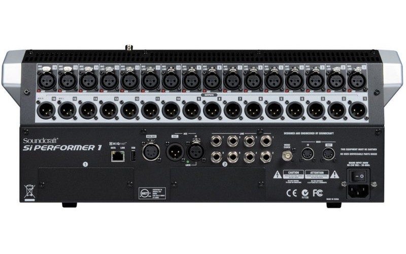 Soundcraft Si Performer 1, цифровой микшер, 16 мик/лин. входов, 16 XLR-вых, 4 проц. эф, AES вх/вых,