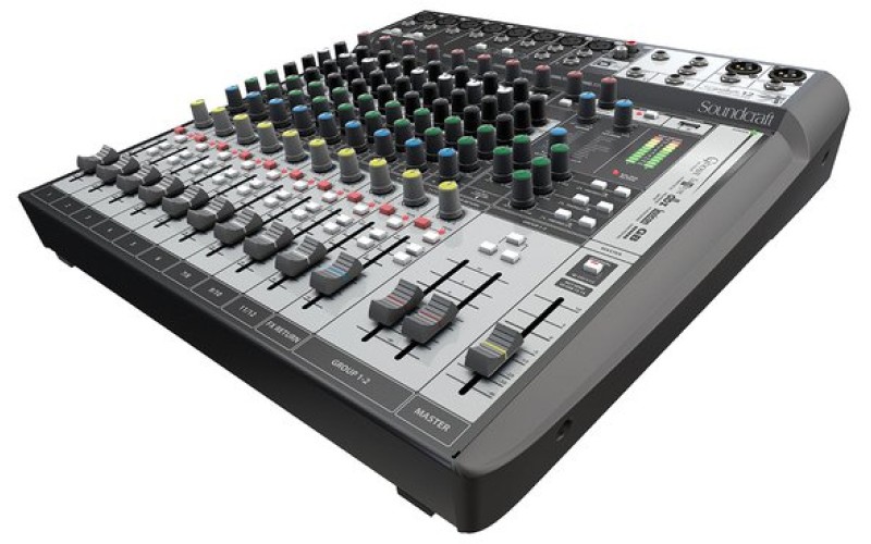 Soundcraft Signature 12MTK - аналоговый 12-канальный микшер c USB 14вх/12вых интерфейсом