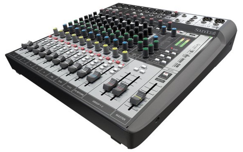 Soundcraft Signature 12MTK - аналоговый 12-канальный микшер c USB 14вх/12вых интерфейсом