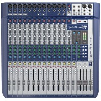 Soundcraft Signature 16 - аналоговый микшерный пульт, 16 вх., 12 x preamps, 2 x dbx Lim., 2 x USB in