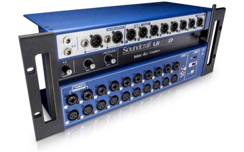 Soundcraft Ui-24R - цифровой микшер, 24вх, 10 вых, возможность записи мультитрека
