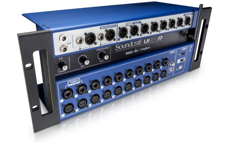 Soundcraft Ui-24R - цифровой микшер, 24вх, 10 вых, возможность записи мультитрека