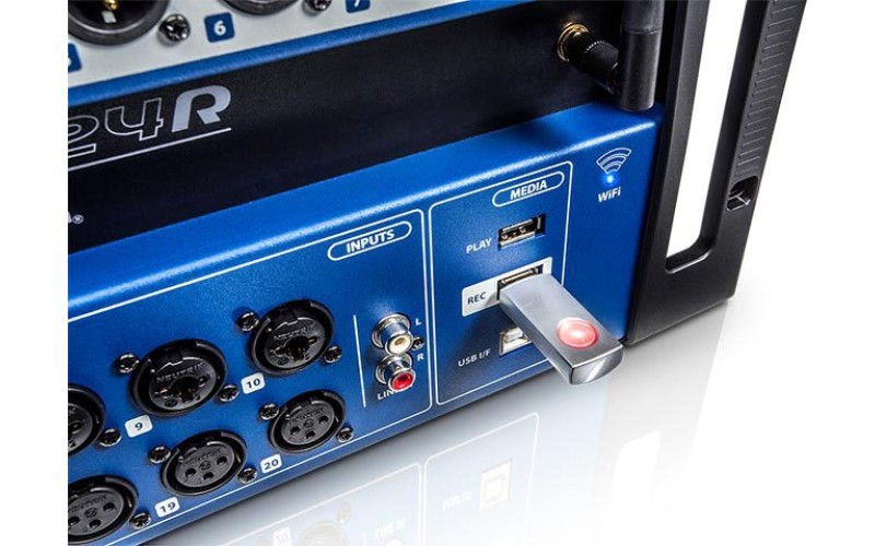 Soundcraft Ui-24R - цифровой микшер, 24вх, 10 вых, возможность записи мультитрека