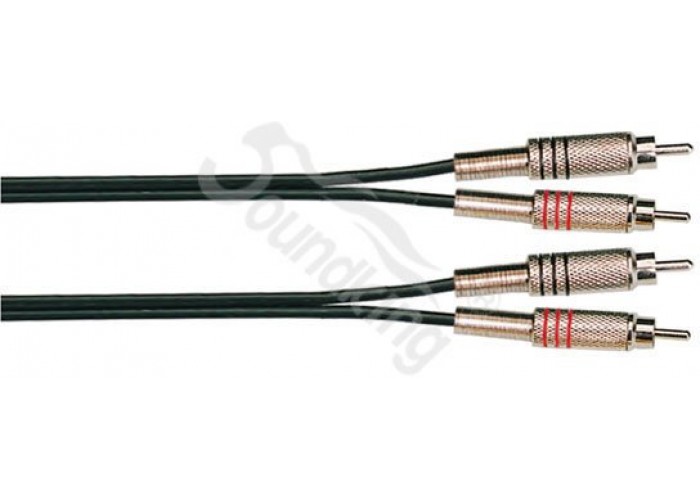 Soundking BB404-3M Кабель акустический, 2хRCA — 2хRCA, 3м