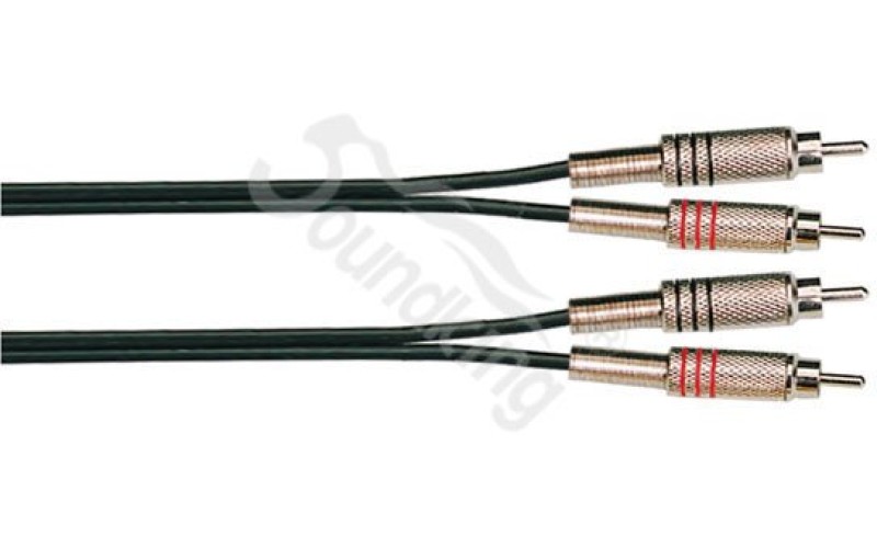 Soundking BB404-3M Кабель акустический, 2хRCA — 2хRCA, 3м