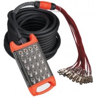 SOUNDKING BCB405-30m Сценическая коммутационная коробка 20хXLR входов + 4хXLR выхода, 30м
