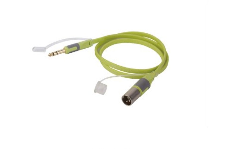 Soundking BXJ042-5M Кабель микрофонный TSR 6.35мм - XLR3pm, плоский, 5м