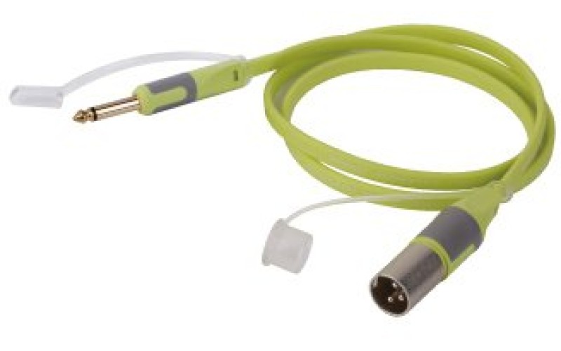 Soundking BXJ044-5M Кабель микрофонный TS 6.35мм - XLR3pm, плоский, 5м