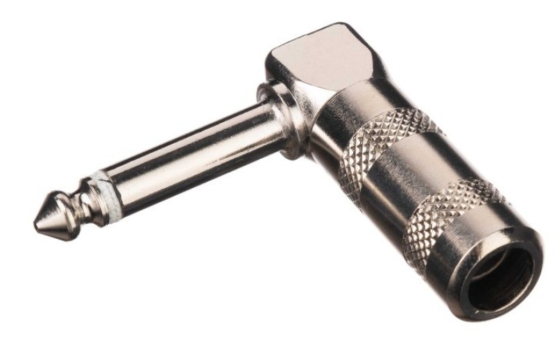 Soundking CC150 Разъем на кабель 1/4” Male (6,35мм) угловой, моно