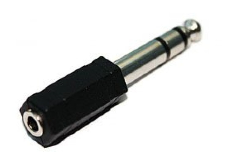 Soundking CC309 Переходник (разъем переходной) 6,35мм стерео штекер - 3,5мм стерео гнездо