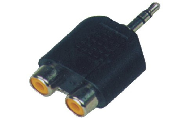 Soundking CC310 Переходник (разъем переходной) 2xRCA female – 3,5мм male