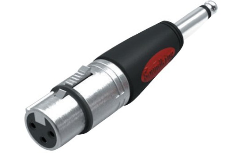 Soundking CXA004 Переходник (разъем переходной) XLR гнездо - 1/4'' моно штекер