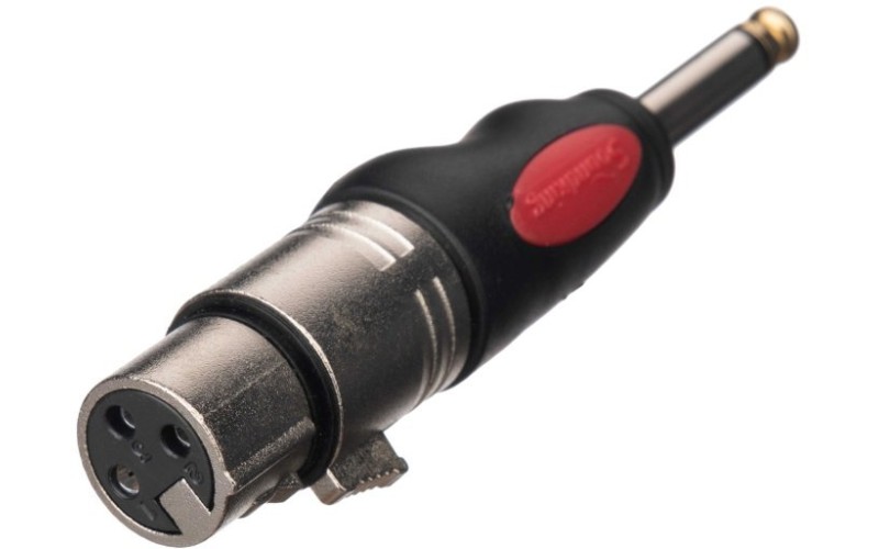 Soundking CXA004 Переходник (разъем переходной) XLR гнездо - 1/4'' моно штекер