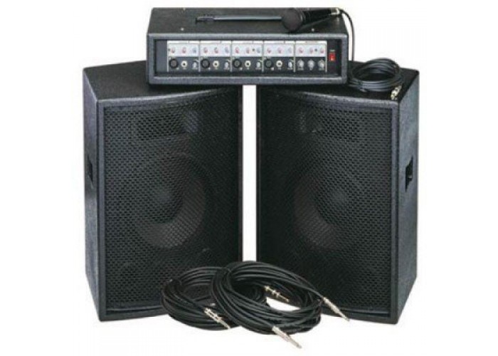Soundking ZH0602D12LS Комплект акустической системы, микшер, микрофон, кабели, 2х200Вт