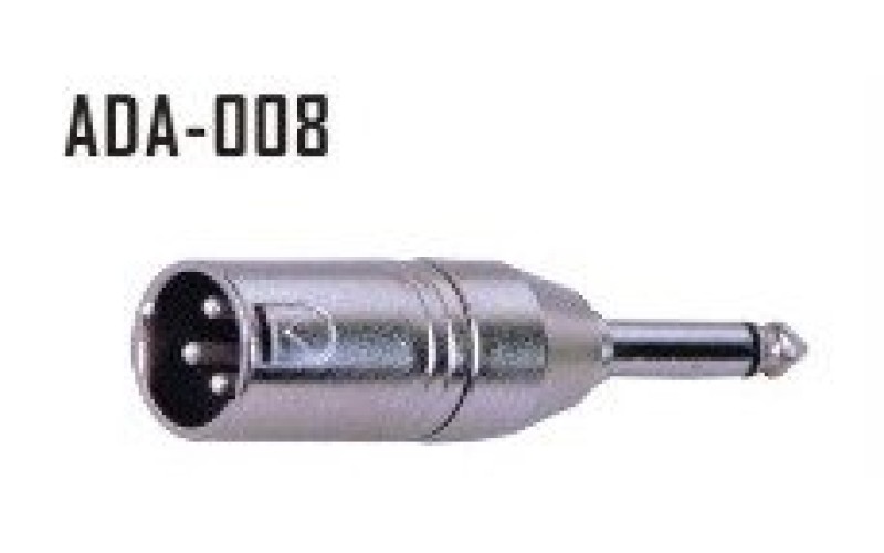 STANDS&CABLES ADA008 - переходник XLR папа - джек моно 6.3 мм