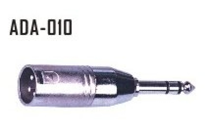 STANDS&CABLES ADA010 - переходник XLR папа - джек стерео 6.3 мм