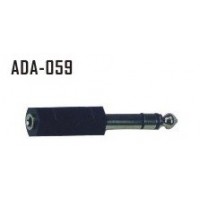 STANDS&CABLES ADA059 - переходник стерео мини-джек мама 3,5 мм - джек стерео папа 6.3 мм