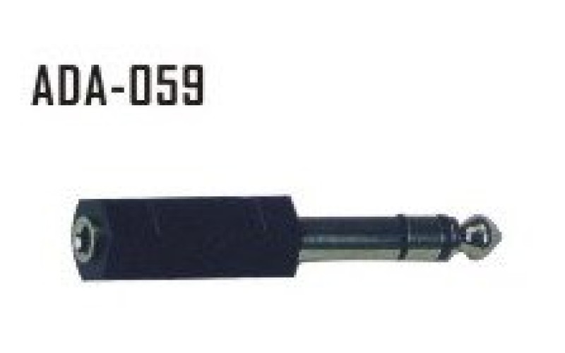 STANDS&CABLES ADA059 - переходник стерео мини-джек мама 3,5 мм - джек стерео папа 6.3 мм
