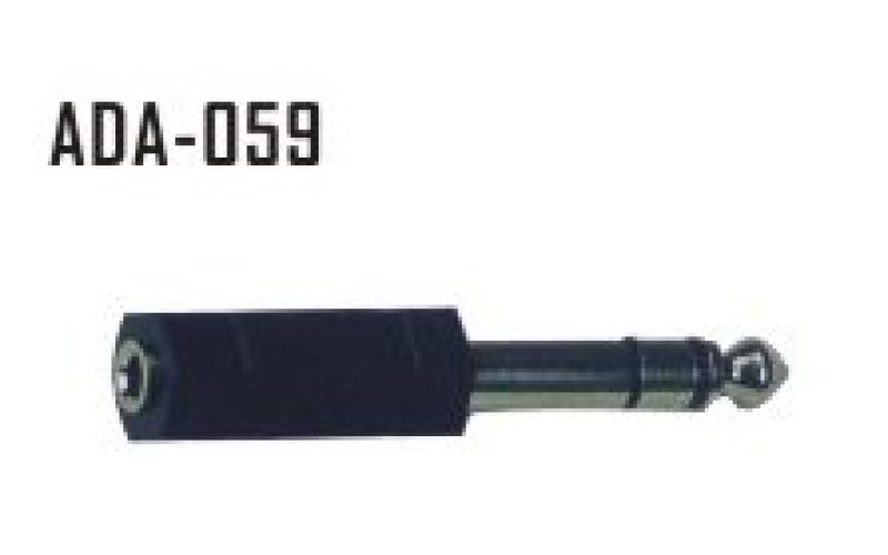 STANDS&CABLES ADA059 - переходник стерео мини-джек мама 3,5 мм - джек стерео папа 6.3 мм