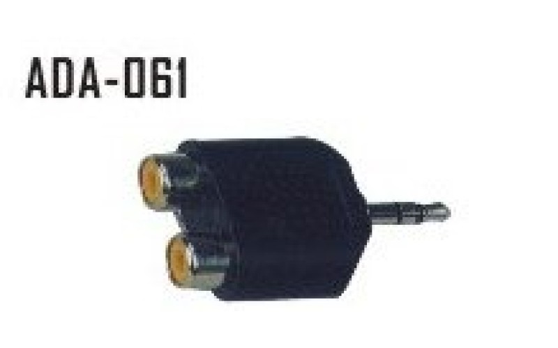 STANDS&CABLES ADA061 - переходник стерео мини-джек папа 3.5 мм - 2xRCA мама