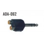 STANDS&CABLES ADA062 - переходник стерео джек папа 6.3 мм - 2 X RCA мама