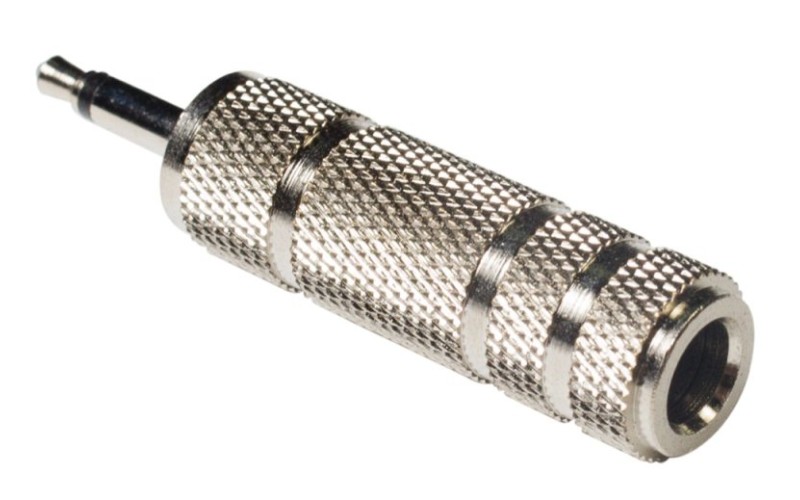 STANDS & CABLES ADA073 - переходник джек моно мама 6,3 мм - мини джек моно папа 3.5 мм