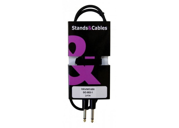 STANDS&CABLES GC-003-1 - кабель инструментальный Jack-Jack,1 м