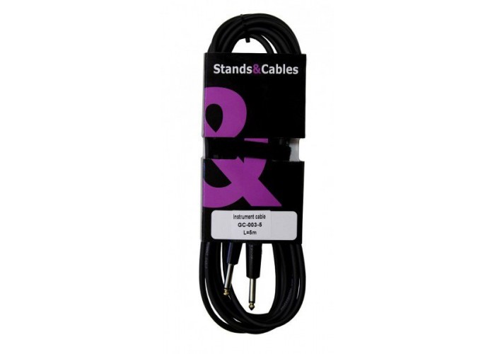 STANDS&CABLES GC-003-5 - кабель инструментальный Jack-Jack, 5 м