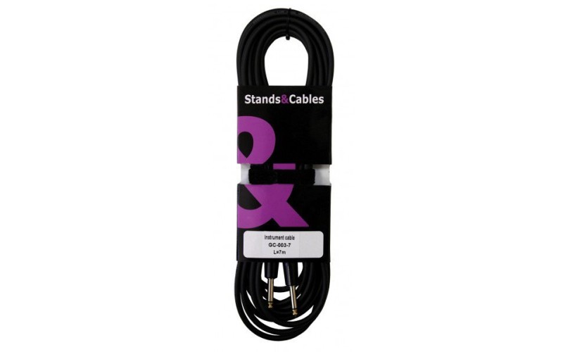 STANDS&CABLES GC-003-7 - кабель инструментальный Jack-Jack,7 м