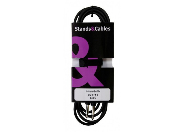 STANDS&CABLES GC-074-3 - кабель инструментальный Jack-Jack, 3 м