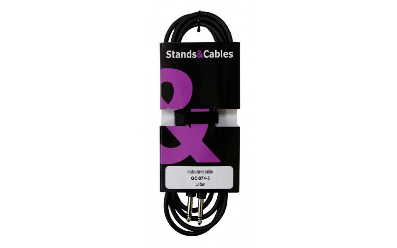 STANDS&CABLES GC-074-3 - кабель инструментальный Jack-Jack, 3 м