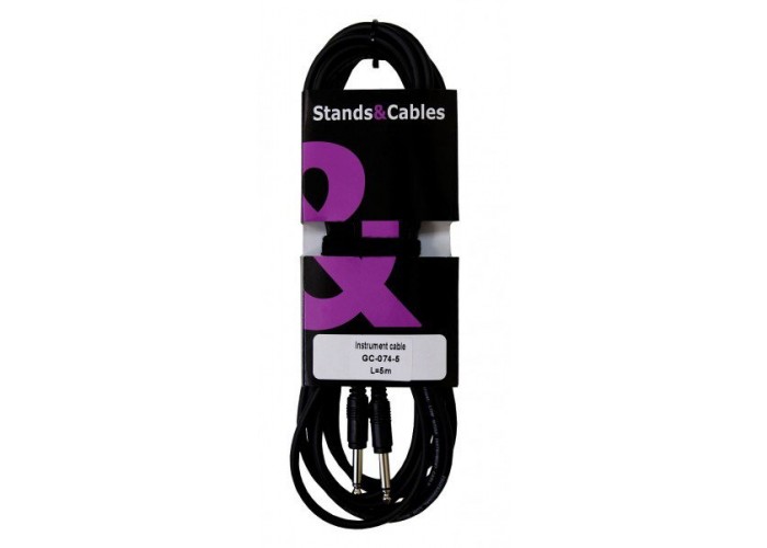 STANDS&CABLES GC-074-5 - кабель инструментальный Jack-Jack 5 м.