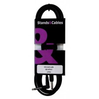 STANDS&CABLES GC-076-3 - кабель инструментальный Jack-Jack угловой, 3 м.