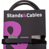 STANDS & CABLES GCLL-076-1- кабель инструментальный Jack 6.3мм. угл. - Jack 6.3мм. угл., 1 м.