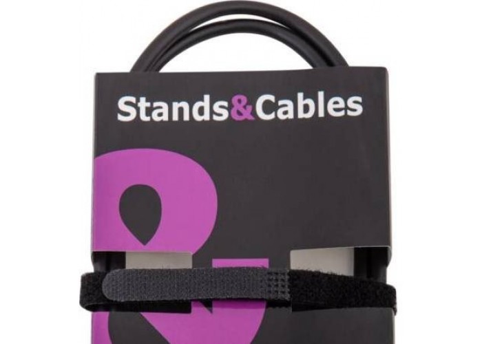 STANDS & CABLES GCLL-076-1- кабель инструментальный Jack 6.3мм. угл. - Jack 6.3мм. угл., 1 м.