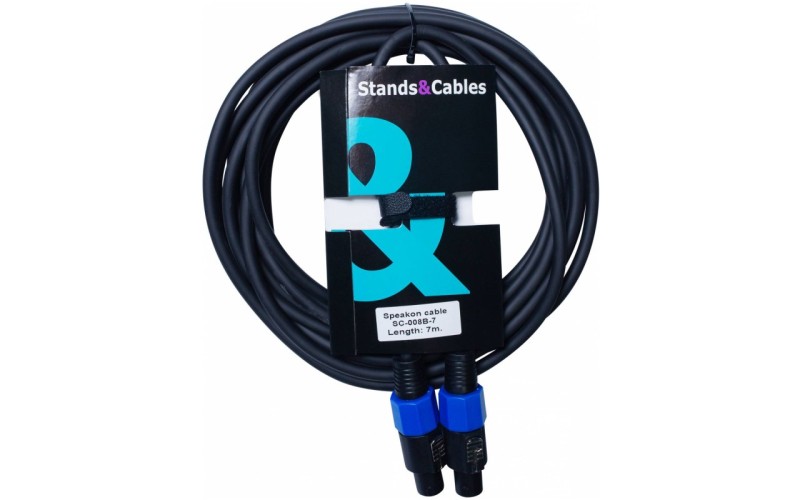 STANDS & CABLES SC-008B-7 - Аудио кабель Спикон папа - Спикон папа. 7 м.